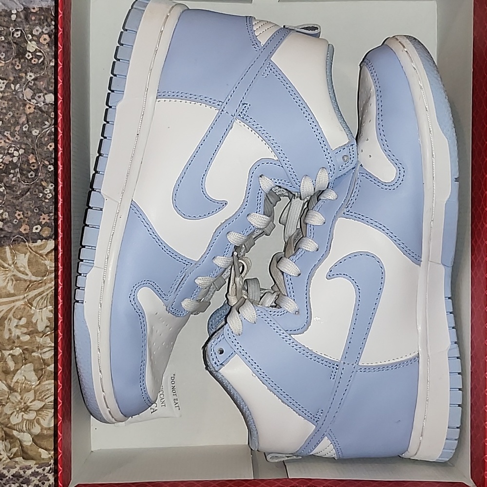 Nike high dunk Aluminium blue